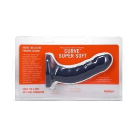 Tantus Curve 6.5 In. Dildo Medium-firm Sapphire
