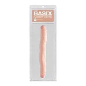 Basix Rubber Works 12 Inch Double Dong - Flesh