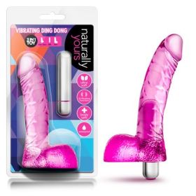Naturally Yours - Vibrating Ding Dong - Pink