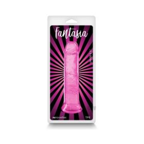 Fantasia Upper 6.5 In. Jelly Dildo Pink