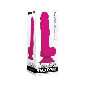 Evolved The Dahlia Silicone Dong Magenta