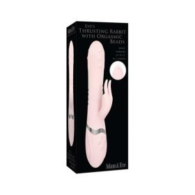 A&e Eve's Thrusting Rabbit With Orgasmic Beads Pink
