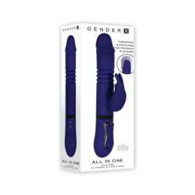 Gender X All In One Thrusting Rabbit Purple