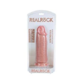 Realrock Extra Thick 9 In. Dildo Beige
