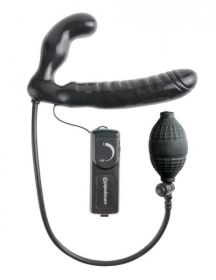 Fetish Fantasy Inflatable Vibe Strapless Strap On Black