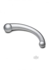 Ms Vibra Crescent Dual Dildo Silver