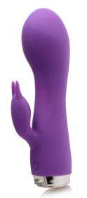 10x Wonder Mini Rabbit Silicone Vibrator - Purple