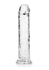 Realrock Straight Realistic 8 In Dildo Transparent
