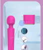 Female AV Stick Vibration 20 Frequency 8-speed Handheld Massage Stick USB Charging Foreign Trade Hot Selling Sex Products