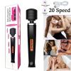 Magic Massagestab Wand Massager-MassagegerÃ¤t-Wasserdicht-Vibrator-Stark aufladba